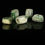 Ancient Roman green glass beads 372MA